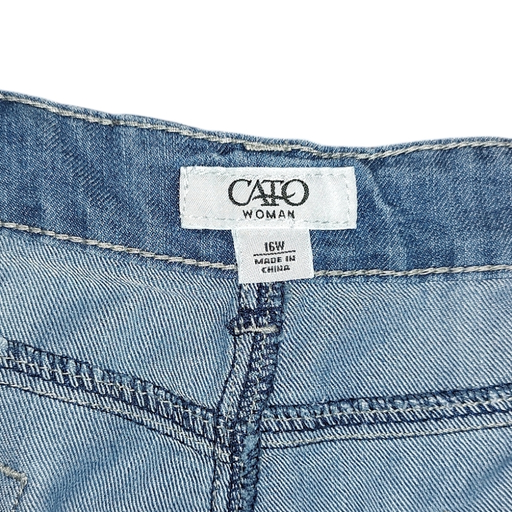 Cato Tiered Blue Denim Maxi Skirt - Picture 4 of 4